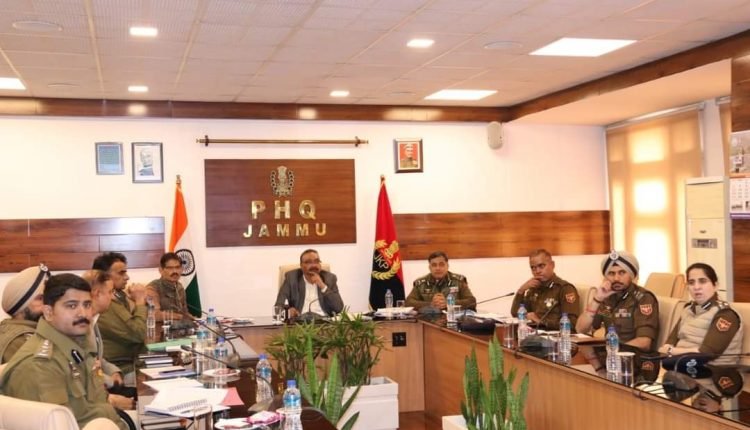 DGP J&K chairs review meeting on Police Technology Mission at PHQ