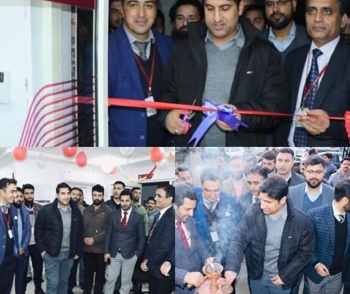 DC Srinagar inaugurates Axis Bank Branch, ATM at 90 Feet Soura
