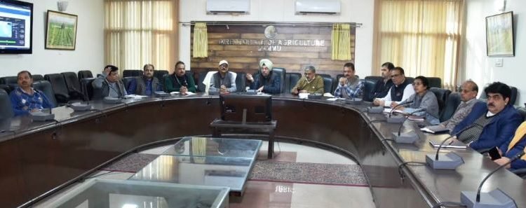 Agriculture department hosts Workshop on “Proposal for GIS based Agriculture Geo Hub for J&K’  