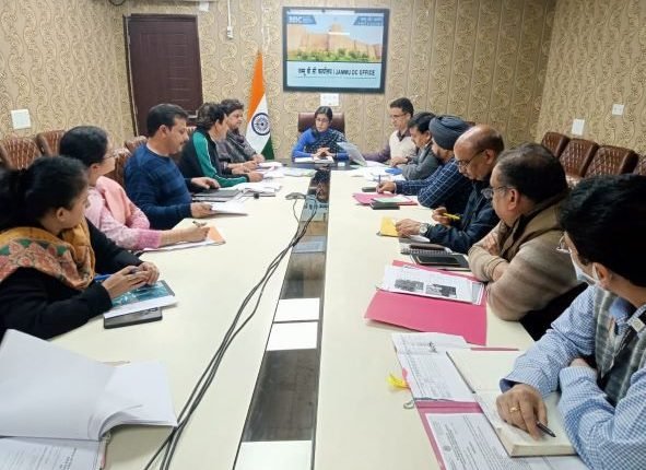 DC Jammu Avny Lavasa reviews progress of RURBAN mission works