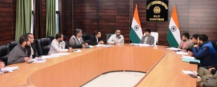 Progress of work on Jal Jeevan Mission Schemes reviewed in Kishtwar