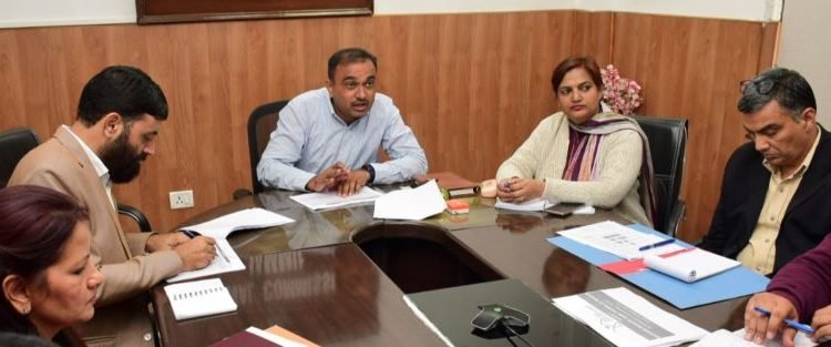 Div Com Jammu reviews implementation of PMAY-Urban scheme in districts