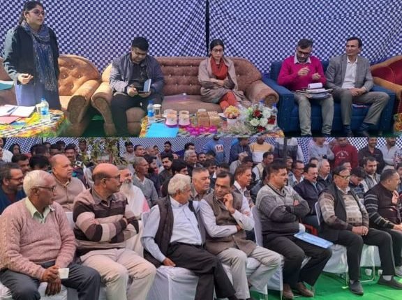 DC Jammu Avny Lavasa listens to public grievances at Jourian