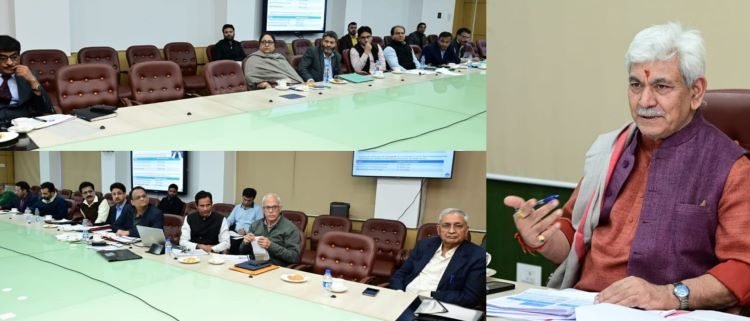 Lt Governor chairs review meeting of Power Development Department