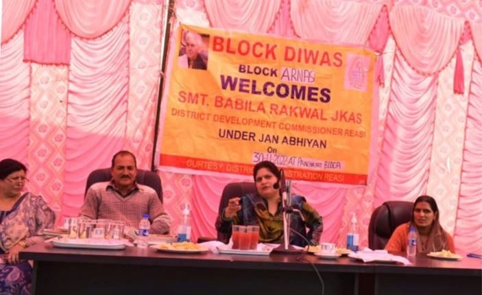 DC conducts public hearing at Panchyat Ghar Bidda Block Arnas