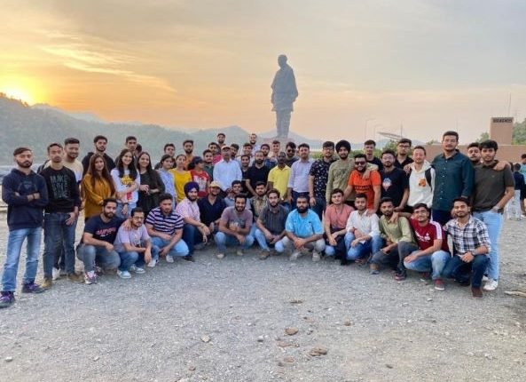 SMVDU Students Visit Bullet Train Project Site & Statue of Unity, Gujarat