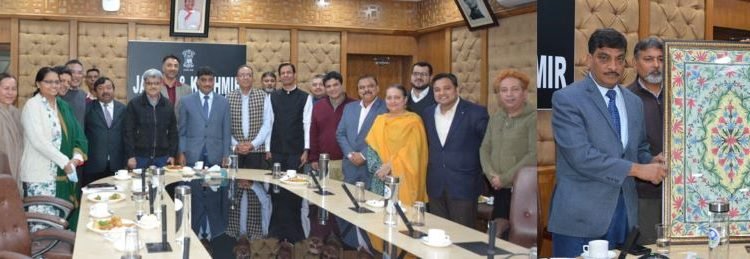 Chief Secretary bids farewell to Rohit Kansal ;Terms him as strategic thinker who had a great  career in J&K