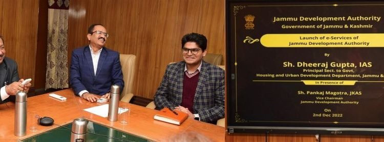 Dheeraj Gupta launches e-Services for transfer of JDA assets, other services