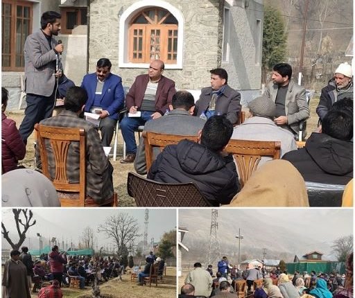 Talat Parvez reviews action taken on directions issued during B2V4 at Panchayat Mammer A