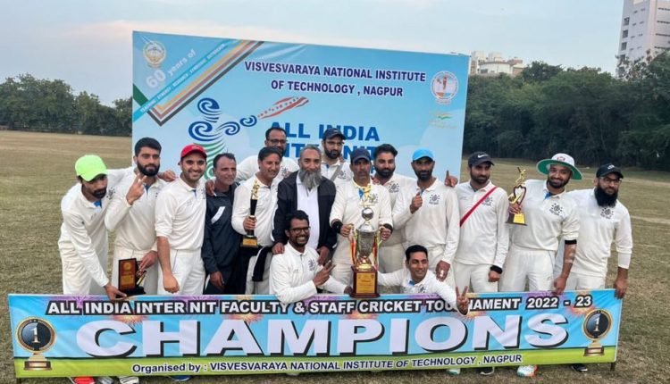 NIT Srinagar wins finals of All India Inter-NIT Faculty, Staff Cricket Tournament