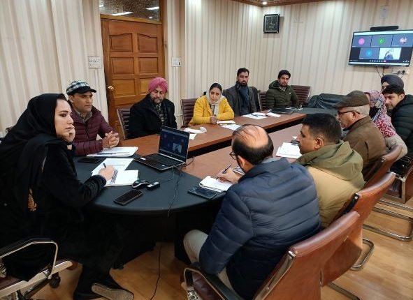 DC B'la Dr Sehrish Asgar chairs District Level Adhar Monitoring Committee meeting