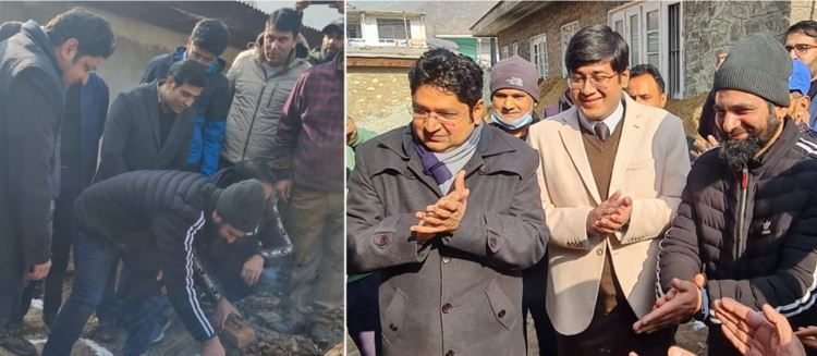 Dr. Raghav Langer visits Salamabad Uri; reviews development projects
