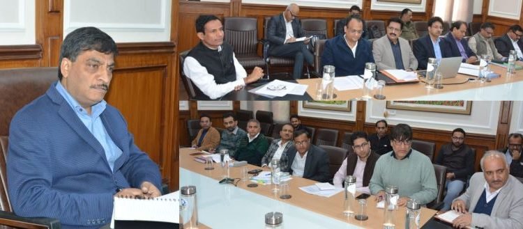 Chief Secretary, Dr. Arun Kumar Mehta today chaired a meeting to review the progress on implementation of Revamped Distribution