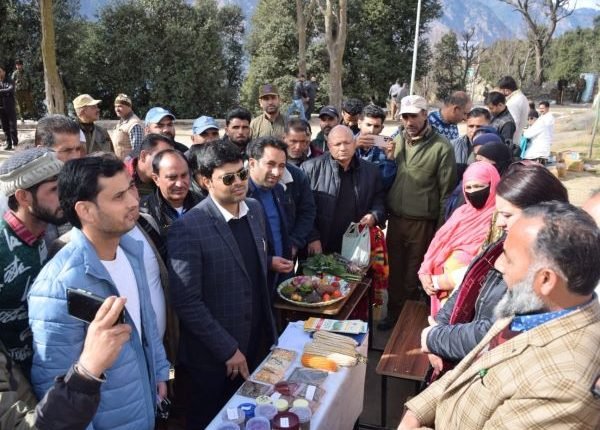 DC Kishtwar Dr. Devansh Yadav listens to people’s issues at Panchayat Badhat
