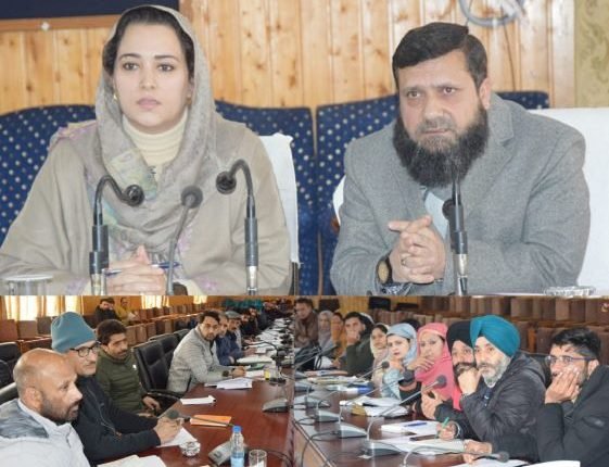 DC B'la, Director RDD reviews Progress of Works Under Taken in RDD Sector