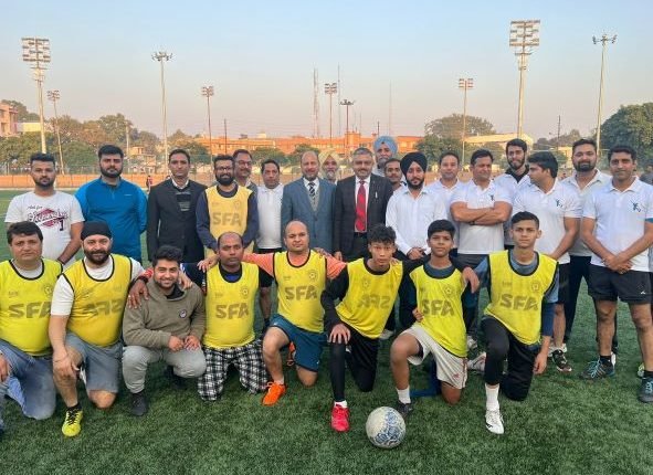 Judicial Member, CAT Inaugrate Football Tournament Of Advocates Organized By Bar Association, Jammu