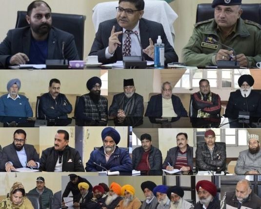 DDC Poonch reviews arrangements for Gurupurab celebrations