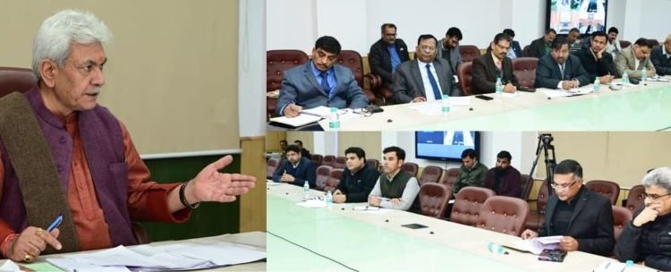 Lt Governor chairs a high-level meeting on preparations for G20 Summit meetings in J&K