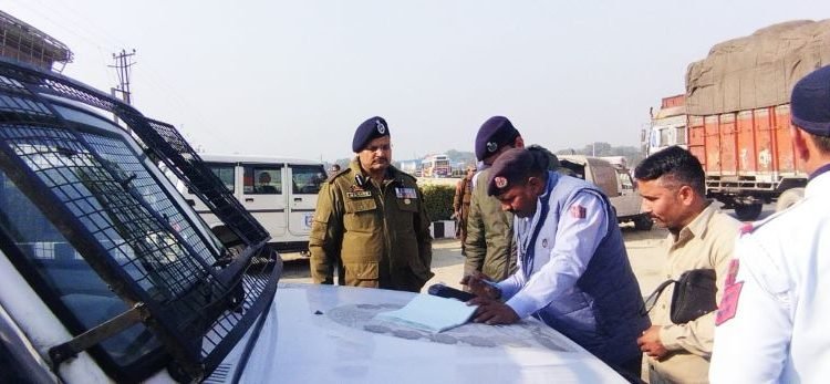 SSP Traffic Police Rural Jammu launches special drive against traffic violators