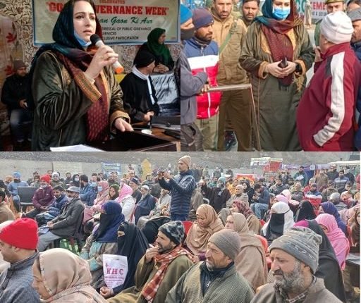 DC B'la interacts with PRIs/ Public delegations at Sangrama; listens their Issues/ Demands