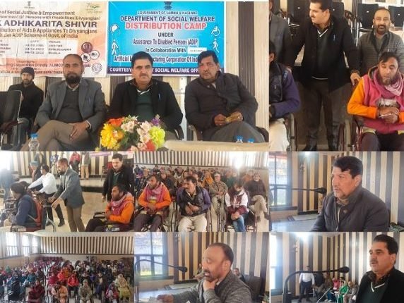 SWD organises awareness cum aid distribution camp at Bhaderwah