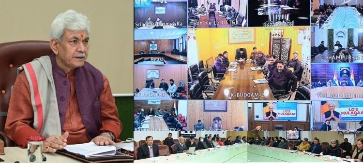 Lt Governor interacts with citizens during Live Public Grievance Hearing