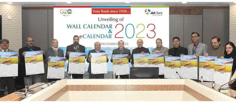 J&K Bank unveils its Wall Calendar – 2023