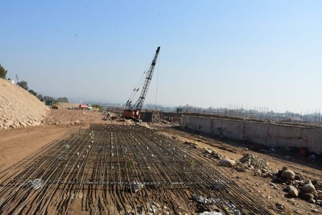 CEO JSCL Rahul Yadav reviews progress of Tawi River Front Project