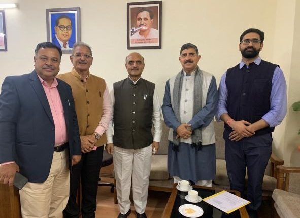 Kavinder urges MoS Finance to boost MSME industry, widen banking network