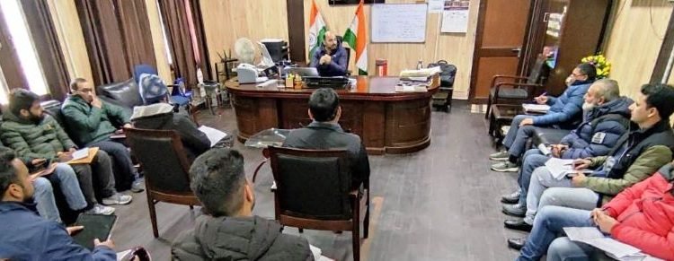 DPEO Ramban reviews progress on Panchayat Electoral Roll Revision -2023