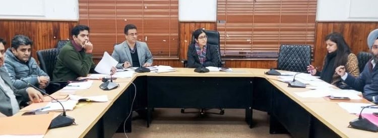 DC Jammu Avny Lavasa reviews progress of works under District Capex Budget including DDC, BDC, PRI components