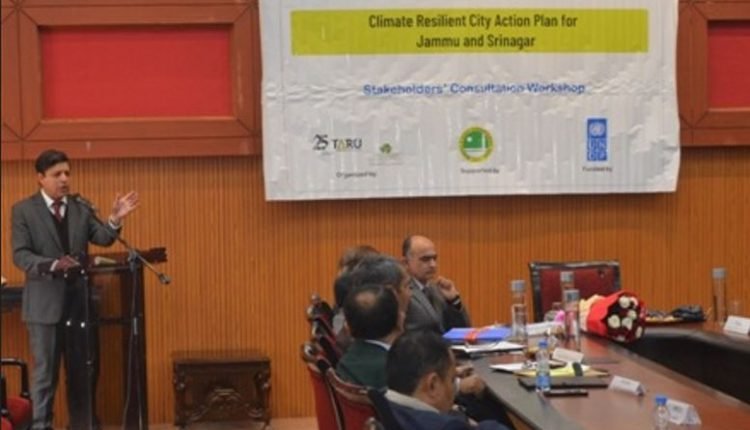Sanjeev Verma chairs workshop regarding preparation of Climate Resilient City Action Plan