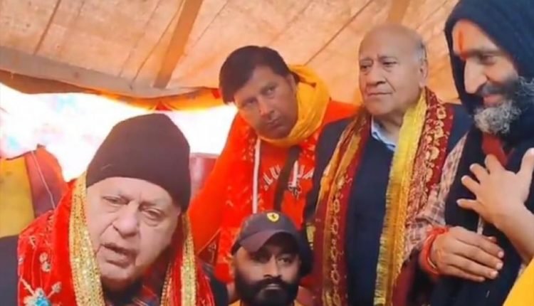 Dr. Farooq Abdullah participates Maha Vishnu Yagya in Jammu