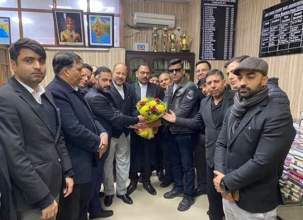 J&K High Court Bar Association, Jammu Felicitated Arun Malhotra Veteran Footballer son of the soil