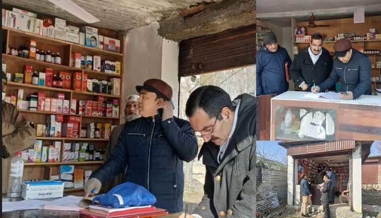 Inspection of Drug Sale outlets conducted at Ajas Bandipora