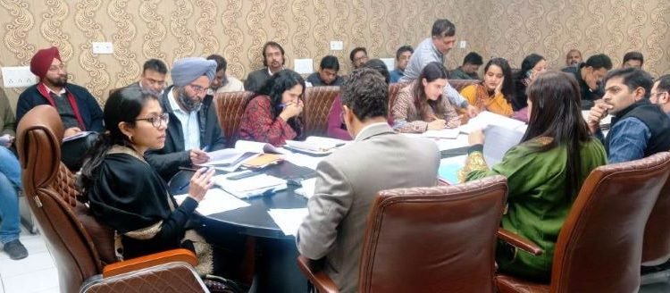 DC Jammu Avny Lavasa reviews progress of works taken up under District Capex Budget, BADP 
