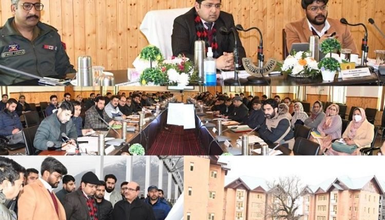 Secretary PD&MD Dr. Raghav Langer visits Ganderbal, reviews development projects