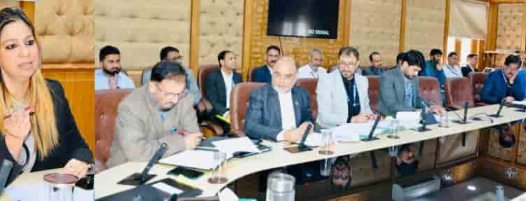 Commissioner Secretary Yasha Mudgal Chairs Meeting to Review Financial Status of J&K's DCC Banks