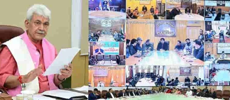 Lt Governor Manoj Sinha holds successful "LG's Mulaqaat- Live Public Grievance Hearing" at Civil Secretariat