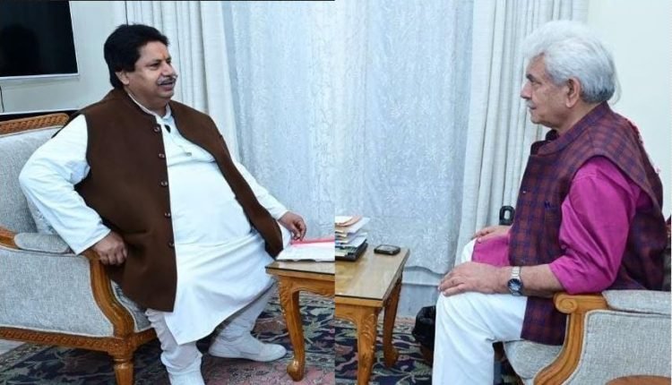 Former Congress Minister Raman Bhalla calls on Lt Governor Manoj Sinha