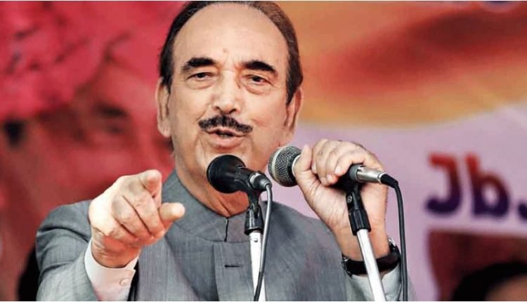 Ghulam Nabi Azad Outlines DPAP's Agenda, Ensuring Jobs, Land Rights, and Special Compensation for Border Regions