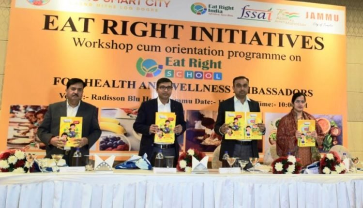 Smart City Jammu organises Workshop cum orientation programme on Eat Right Initiative