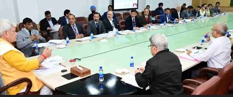 Lt Governor chairs high-level meeting of Public Sector Banks, Administrative Departments & other Financial Institutions