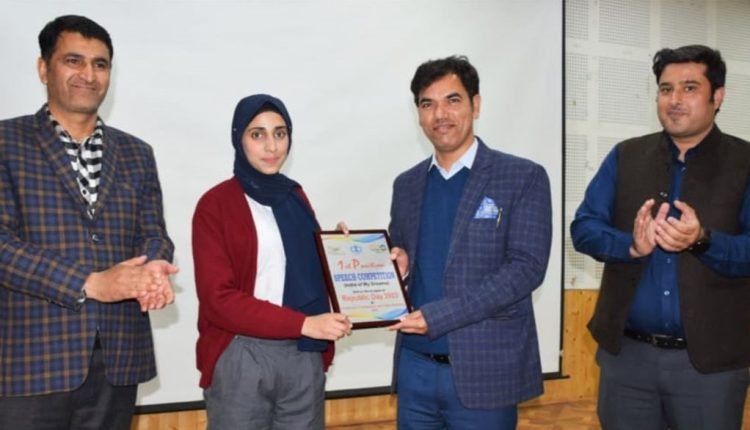 Cultural Unit Kashmir of DIPR felicitates winners/ participants of events organized under 74th R-Day