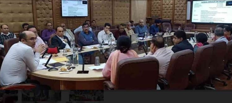 Bhupinder Kumar reviews progress on development works in B&J hospital, Jammu