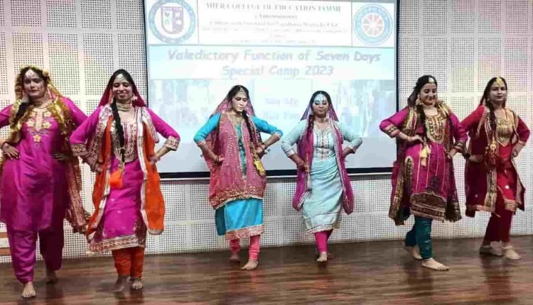 Seven Day NSS Camp Culminated at MIER College