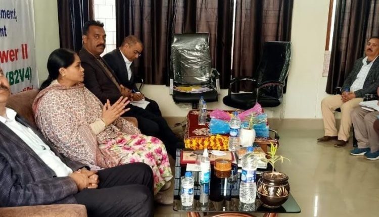 Sarita Chauhan visits Panchayat Rehmbal Lower -II Udhampur block