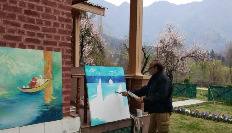 Artists from across India showcase Kashmir’s beauty on canvas at MCSBM Trust’s Art Workshop