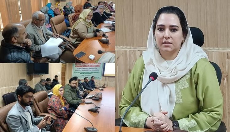 DC Baramulla chairs meeting of DTF on Measles-Rubella elimination