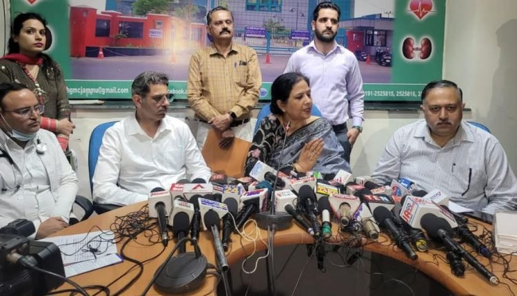 GMC Jammu Takes Steps to Increase Organ Donation Awareness and Access to Transplants